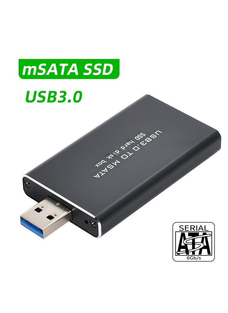 erorex - Mini PCI-E mSATA to USB 3.0 External SSD PCBA Conveter Adapter Pen Driver Card with Case - Image 1