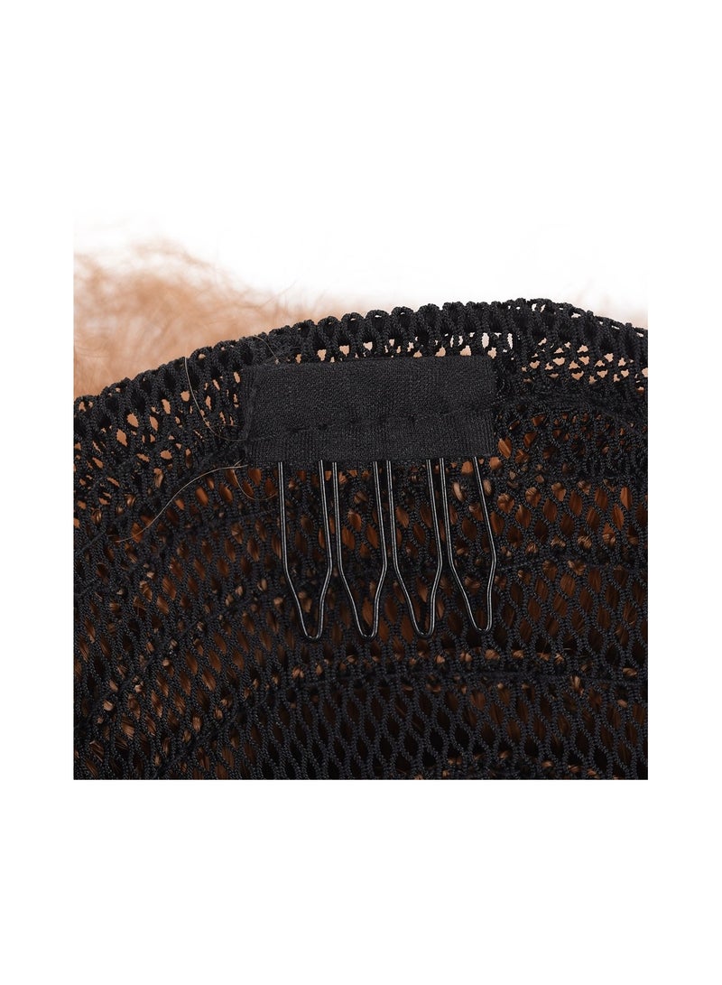 Estelle Short Synthetic Curly Hair Ponytail African American Kinky Curly Wrap Drawstring Puff Ponytail Hair Extensions Wig with 2 Clips Large Light Black - Image 5