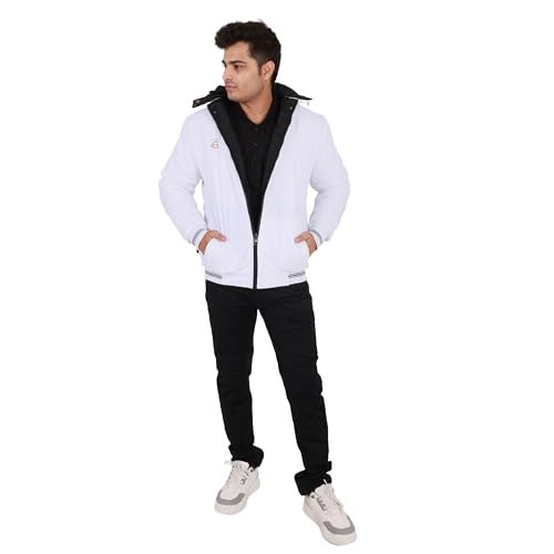 Quark Unisex Reversible Jacket in GLD Material best for Winterwear/Hiking/Biking/Camping/Mountaineering(Control Temperature up to 3 Degree Celsius.)(3°C) - Image 5