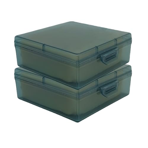 Elimeta Bathroom Soap Dishes for Dr. Squatch Soap, Square Travel Soap Container with Lid, Portable Bar Soap Holder for Shower Soap Dish Box for Traveling Camping Outdoor Elimeta (2pack Blue) - Image 1