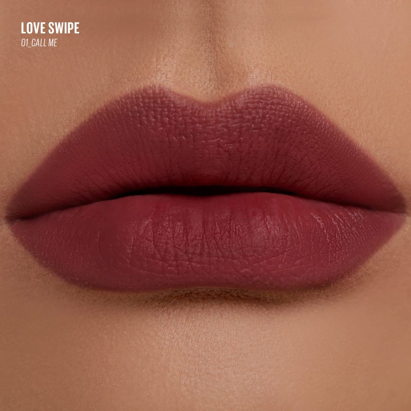 Kaja Lip Mousse - Love Swipe 02 Sweet Softie| with Raspberry Seed Oil and Vitamin E, Buildable, Blendable, Moisturizing, Velvet Finish, Weightless Texture, Deep Shades, 0.22 Oz - Image 3