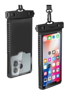 Universal Waterproof Phone Case, IPX8 Shockproof Waterproof Phone Pouch Dry Bag, for iPhone 14 13 12 11 Pro Max, 2 PCS