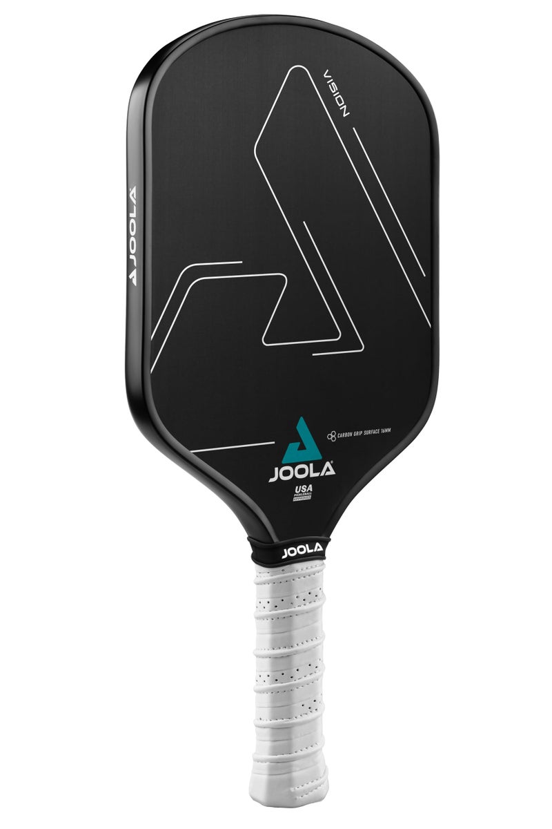 JOOLA Vision Pickleball Paddle with Textured Carbon Grip Surface Technology for Maximum Spin and Control with Added Power - Polypropylene Honeycomb Core Pickleball Racket 16mm - Image 1