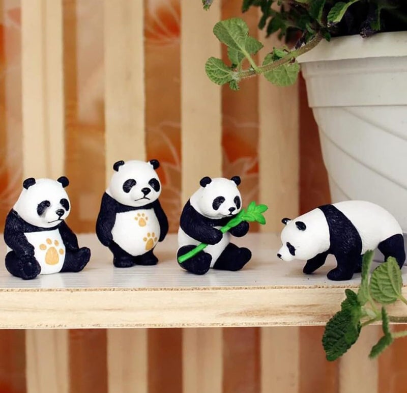 VRB Dec Miniature Decor Items Set for Unique Gift,Home,Living Room,Office,Restaurant Decor,Military Showpiece,Perfect Valentine Decoration Items ((Lifestyle Panda Miniature)) - Image 4