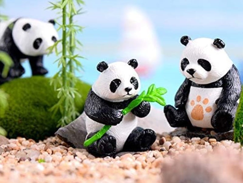 VRB Dec Miniature Decor Items Set for Unique Gift,Home,Living Room,Office,Restaurant Decor,Military Showpiece,Perfect Valentine Decoration Items ((Lifestyle Panda Miniature)) - Image 5
