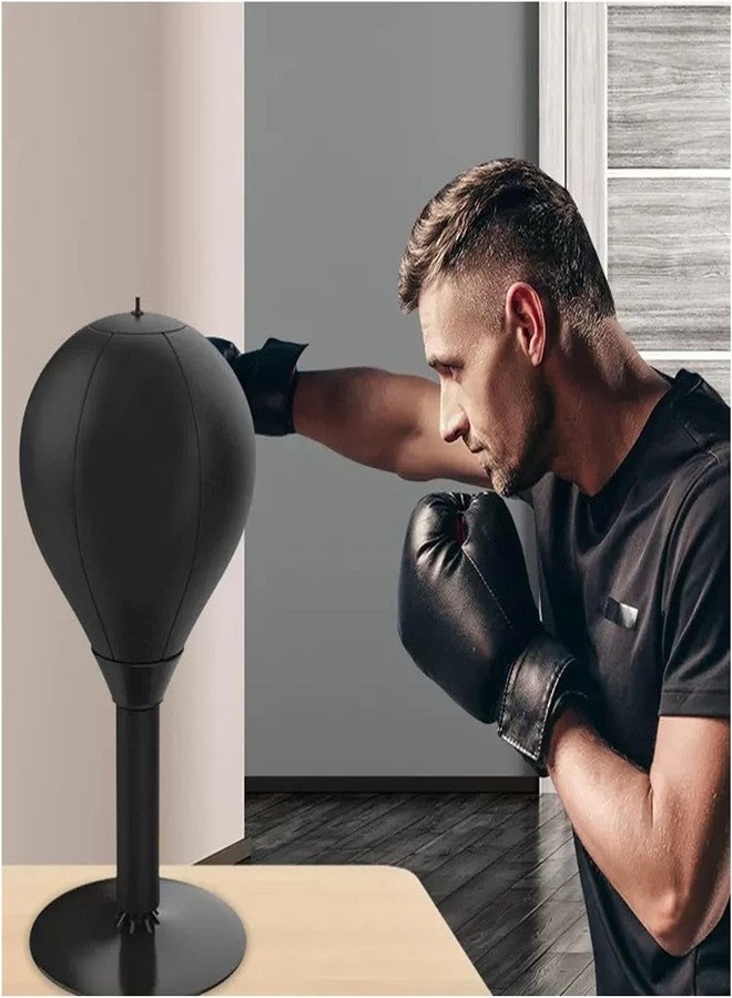 bosig® Speed Ball Desktop Reaction Target Home Children Adult Boxing Decompression Children Decompression,Desktop Boxing Speed Ball, Stress Buster Desktop Punching Bag. - Image 3