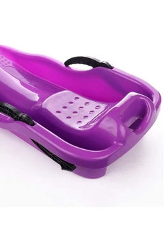 YIJIA HOME GOODS Portable Sled And Lawn Skiing, Drawstring For Children And Boat Sled Sprinters, Purple  - Image 2