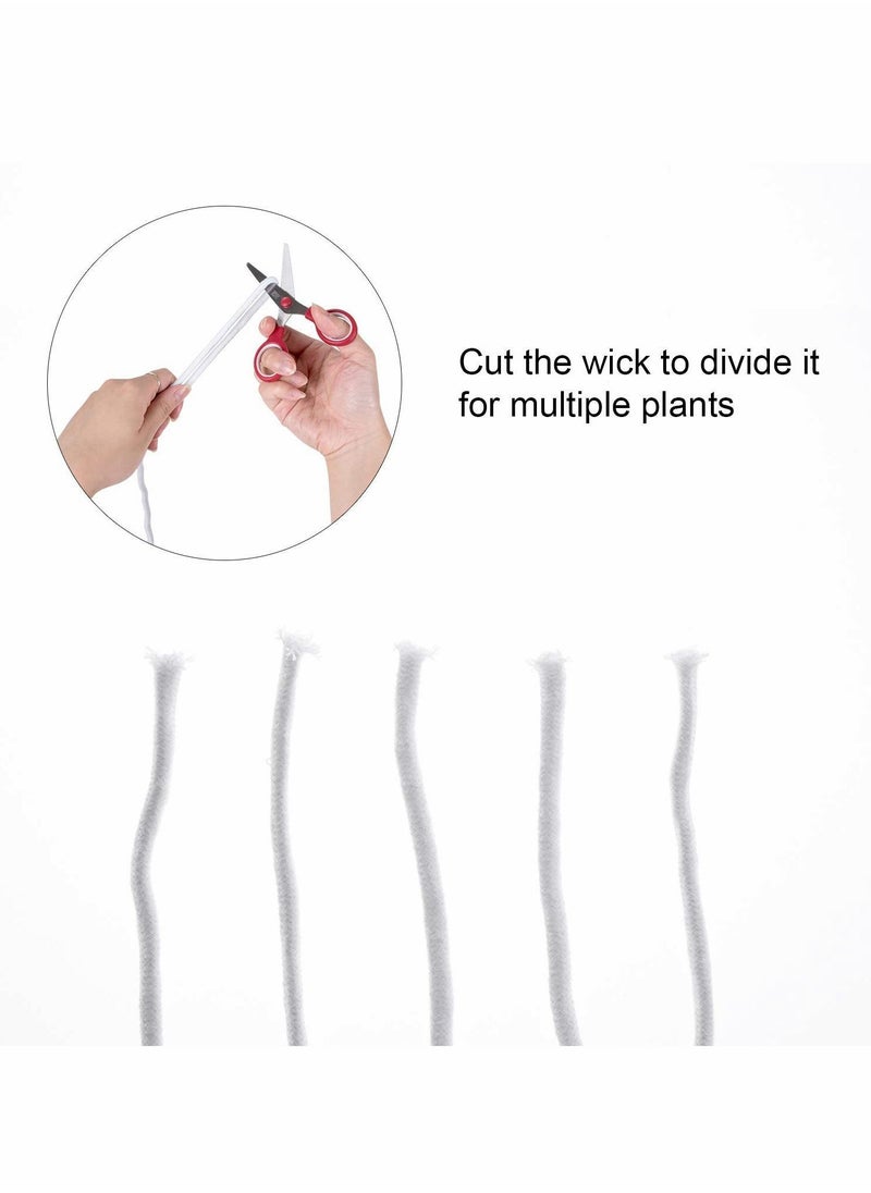 Y&D Self Watering Wick Cord Rope for Indoor Outdoor Potted Plant Self-Watering Planter Pots DIY Automatic Device System Violet Auto Seedling Waterer Rope,10m(394") ,2 pack  - Image 4
