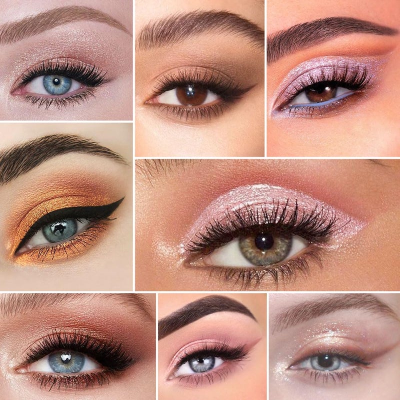 CAKAILA 20 Colors Nude Pink Gold Brown Basics Eyeshadow Palette,Matte Nude Neutral Naked Eye Shadow Makeup,Long Lasting Waterproof,Great for Travel Gift Kit - Image 2
