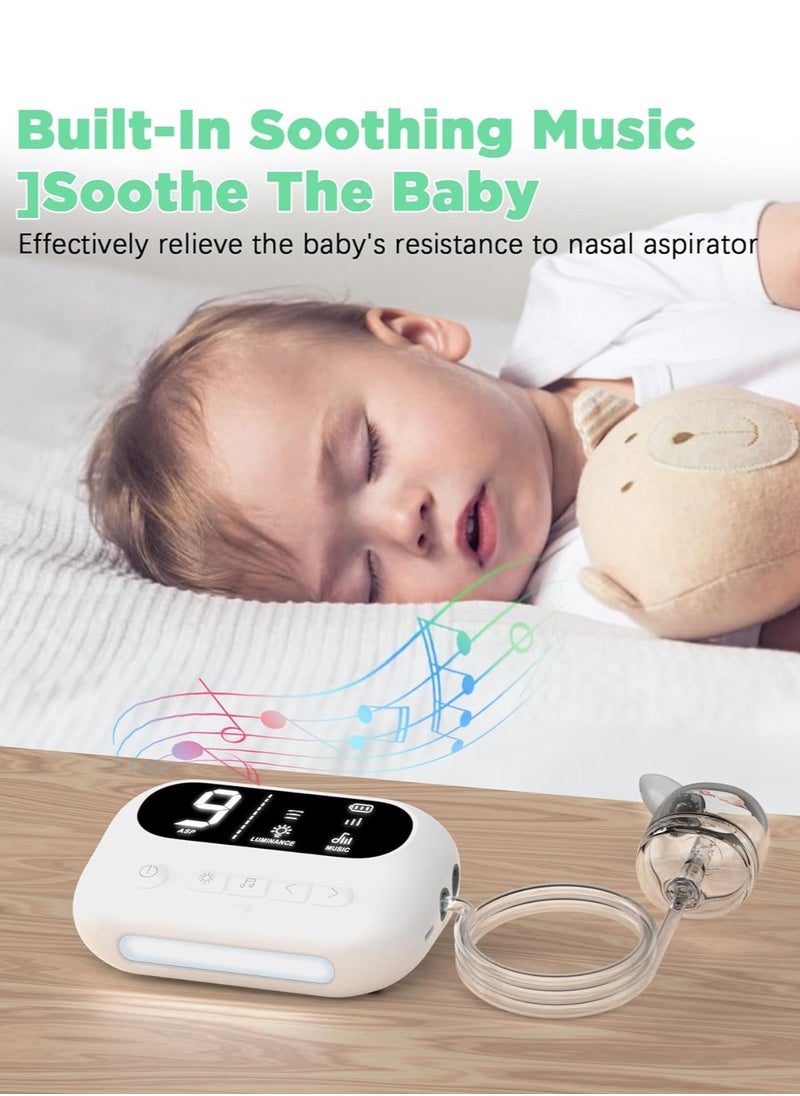 Osowake - Pro Baby Nasal Aspirator - Hospital Grade with Built-in Music & Night Light - Rechargeable Nose Booger Sucker for Infants Babies Kids Toddlers - Image 1