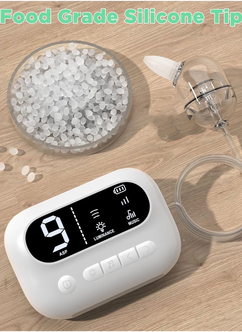 Osowake - Pro Baby Nasal Aspirator - Hospital Grade with Built-in Music & Night Light - Rechargeable Nose Booger Sucker for Infants Babies Kids Toddlers - Image 1