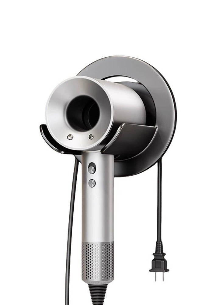 Easy To Install Non Drill Hair Dryer Stand, Wall Mounted, Bathroom Non Holding Hair Dryer Stand, Convenient For Storage, Suitable For Dyson, Xiaomi, Etc - Image 3