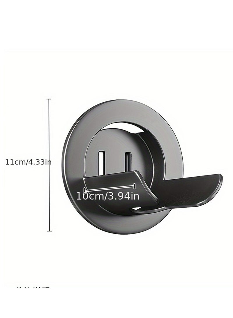 Easy To Install Non Drill Hair Dryer Stand, Wall Mounted, Bathroom Non Holding Hair Dryer Stand, Convenient For Storage, Suitable For Dyson, Xiaomi, Etc - Image 2