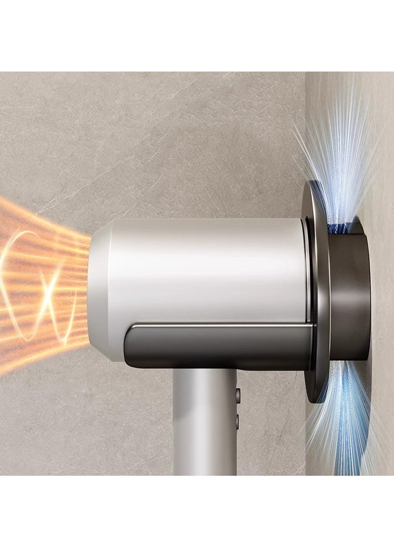 Easy To Install Non Drill Hair Dryer Stand, Wall Mounted, Bathroom Non Holding Hair Dryer Stand, Convenient For Storage, Suitable For Dyson, Xiaomi, Etc - Image 4