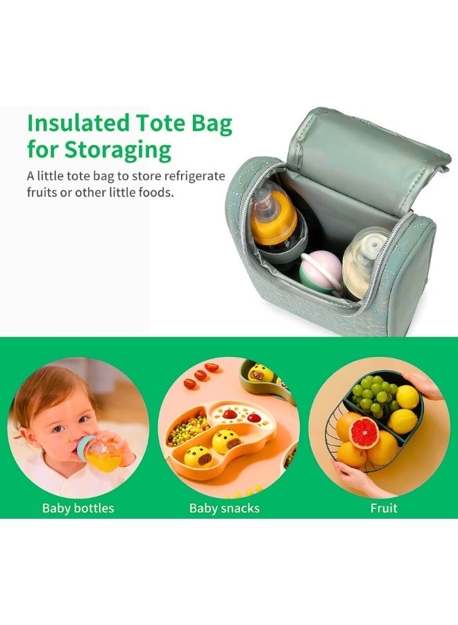 Chase Up Baby Cooler Bag Breast Milk Tote Bag, Fits 4 Baby Bottles Up to 9 Ounce Insulated Bottle Bag, Baby Bottle Bag for Working Mom Nursing Mom Daycare Outdoor, Gift for New Mom Nursing Mom Daycare - Image 3