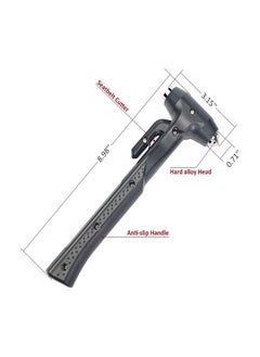 SYOSI SYOSI Car Safety Hammer, Car Glass Breaker Hammer with Smooth Safety Belt Cutter, 3-in-1 Emergency Escape Tool for Car Survival Life Saving  - Image 5