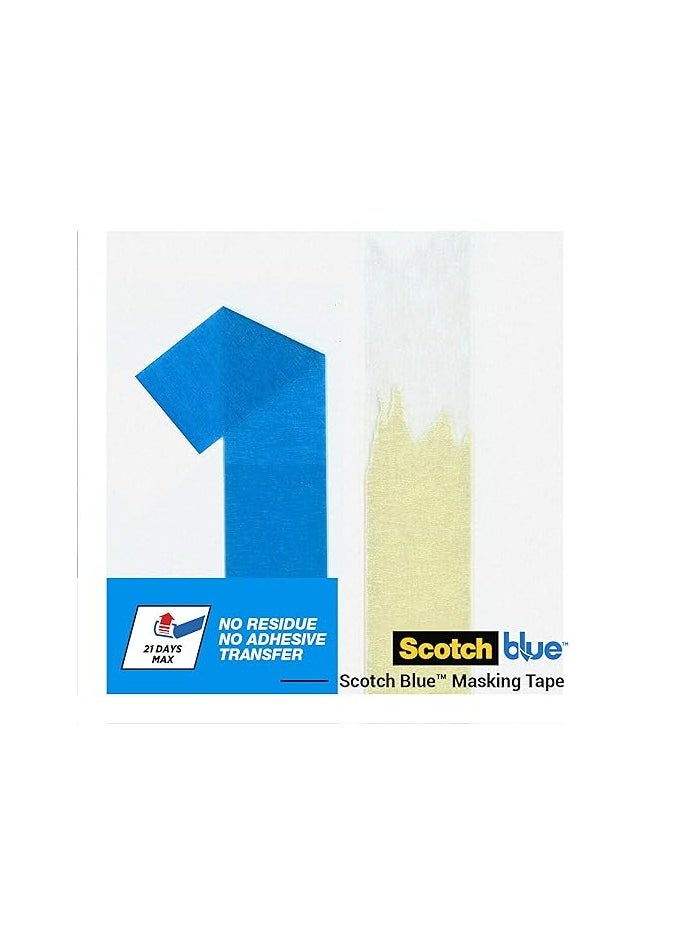 Scotch  ScotchBlue Advanced 2093 UK Sharp Lines Enhanced Masking Tape for Skirting Boards Doors Windows or Vinyl, Blue, 24mm  - Image 5