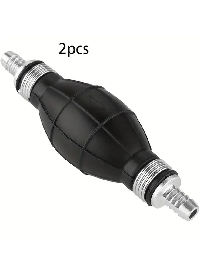 2Pcs Heavy Duty Manual Oil Pump Aluminum Alloy 8mm For Cars Trucks Boats - Image 1