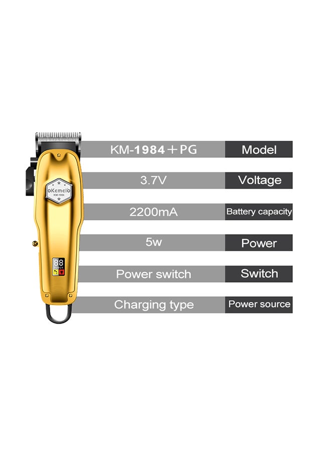 Kemei Hair Clipper Liquid Crystal KM-1984+PG - Image 3