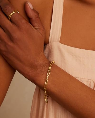 gorjana - Parker Bracelet 7 1/4â€ - 18K Gold-Plated - Ideal Gift Packaging - Everyday Stack, Layering with Other Jewelry - Image 3