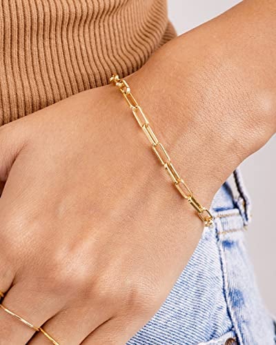 gorjana - Parker Bracelet 7 1/4â€ - 18K Gold-Plated - Ideal Gift Packaging - Everyday Stack, Layering with Other Jewelry - Image 5