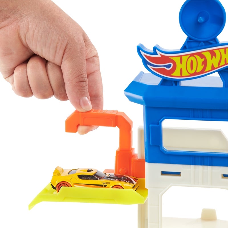 Mattel Games Mattel - Hot Wheels City Shark Escape Track Set with 1/64 Car Playset - HDP06 - Image 3