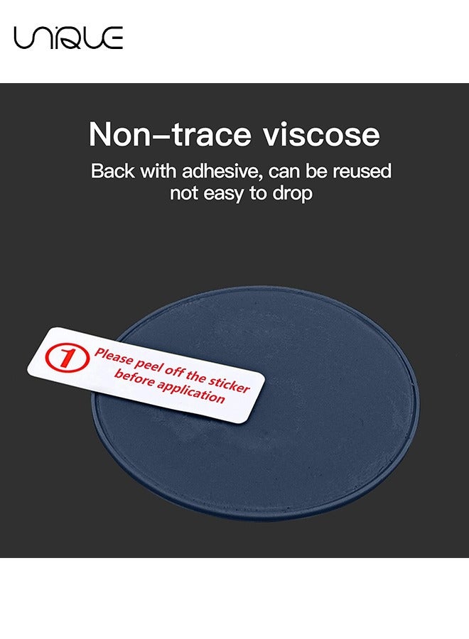 Unique 2 Packs AirTag Case, AirTag Holder, AirTag Accessories, Silicone Pasteable,Waterproof-Anti-Scratch Sticker AirTag Case, Air Tag Holder for Kids(Midnight Blue) - Image 3