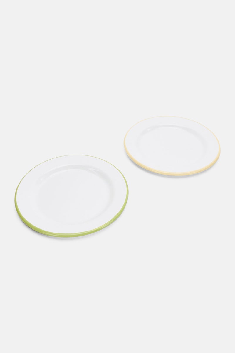 Tchibo 2 Pcs Picnic Plate 20 Diameter cm, White - Image 2