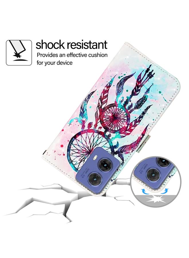 S-TOP Case For Motorola Moto G85 3D Painting Horizontal Flip Leather Phone Case - Image 5