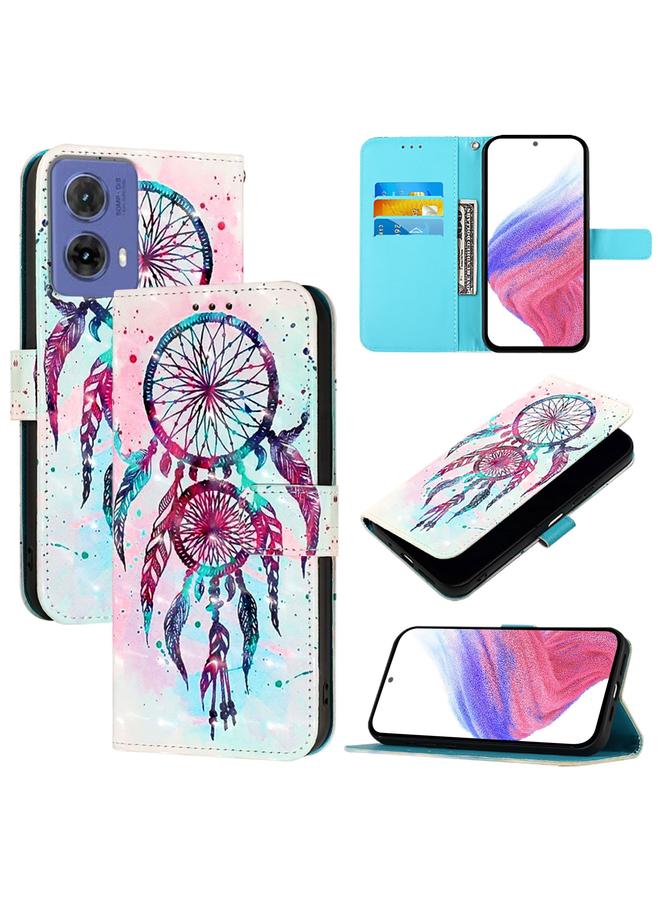 S-TOP Case For Motorola Moto G85 3D Painting Horizontal Flip Leather Phone Case - Image 1