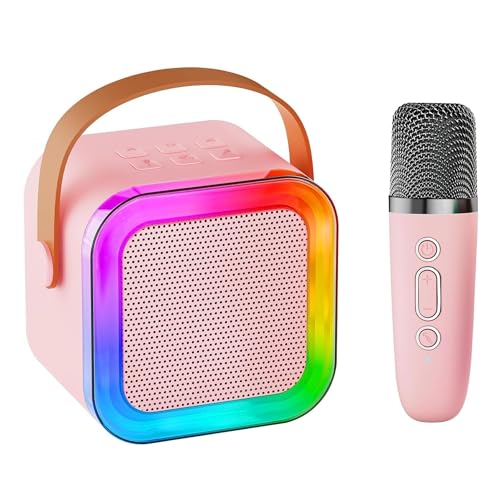 Shatanuvart Export Rechargeable Mini Bluetooth Karaoke Machine for Kids – Wireless Microphone, LED Lights, Bluetooth Speaker – Singing Toy for Boys & Girls – Birthday Gift Kids (Model 2) - Image 1