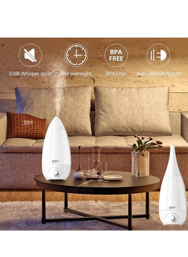 Wtrtr 2.6L Cool Mist Humidifiers for Bedroom - Image 3