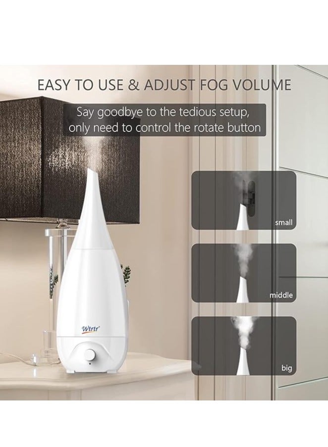 Wtrtr 2.6L Cool Mist Humidifiers for Bedroom - Image 2