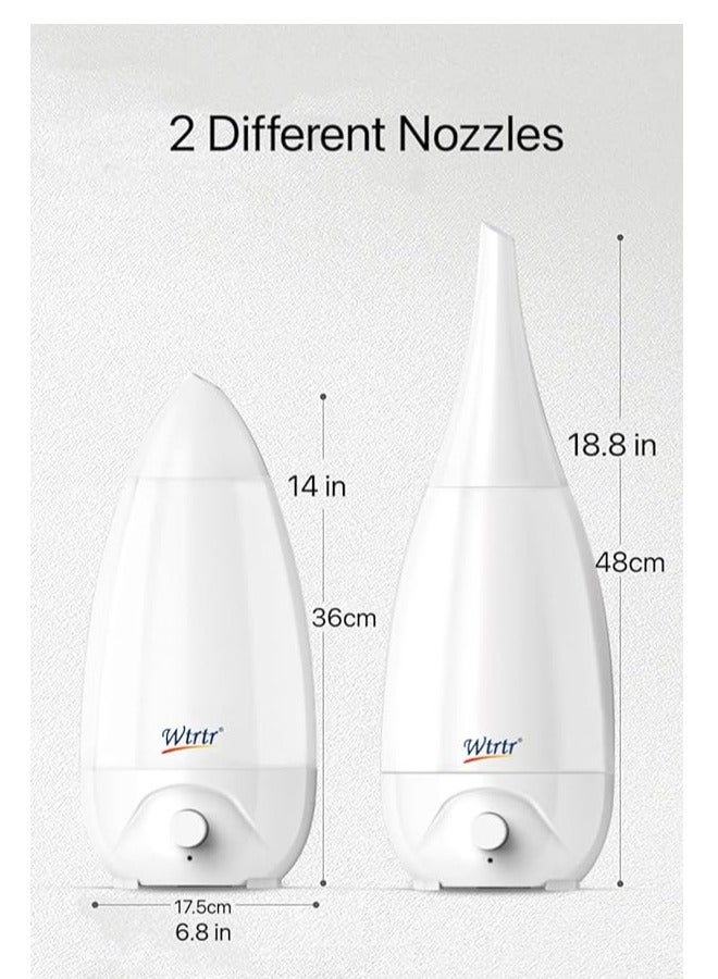 Wtrtr 2.6L Cool Mist Humidifiers for Bedroom - Image 5