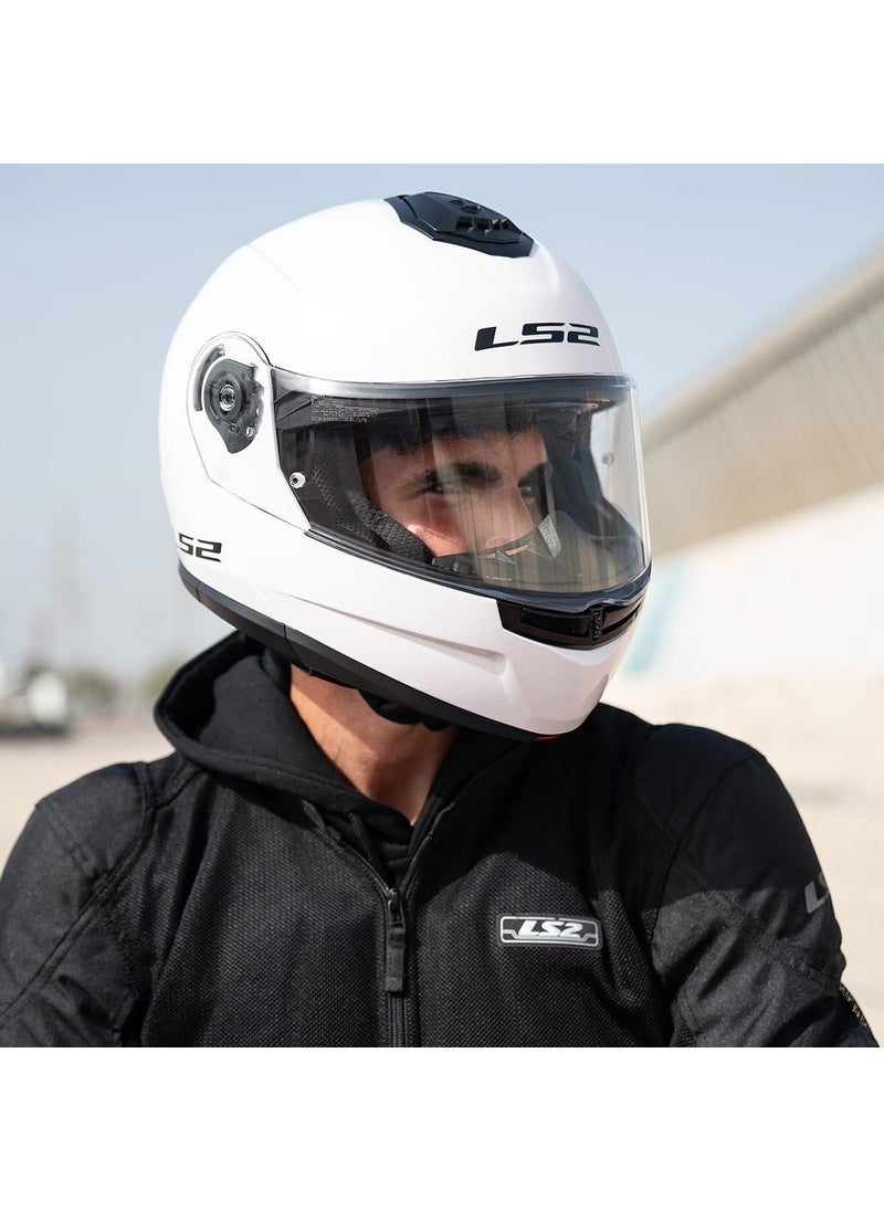 LS2 - Strobe 2 Chin Open Helmet (White) - Image 1
