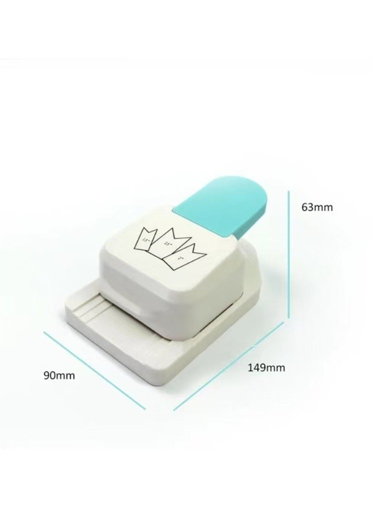 Captaintech New Creative Puzzle Making Machine Embossing Flower Punch Educational Toys for Children DIY Handmade Materials - Image 2