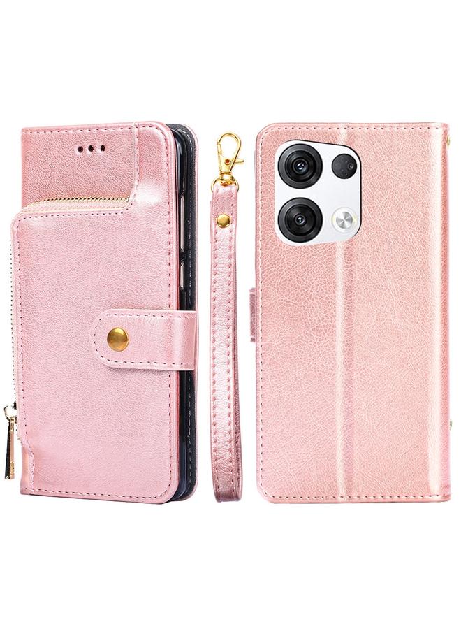 S-TOP Case For OPPO Reno8 Pro+ 5G Zipper Bag PU + TPU Horizontal Flip Leather Phone Case - Image 1