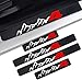 NOCLTY 4Pcs Car Door Sill Protector Carbon Fiber AntiDirty Scuff Plate Cover Guard Sills Protector Trim fit for Toyota Rav4 GMC AT4 Accessories - Image 2