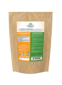 Organic India Ashwagandha Powder Stressrelief Vegan Glutenfree Kosher Usda Certified Organic Nongmo Uplift Mood Supports Endurance Herbal Supplement 1 Lb Bag  - Image 3