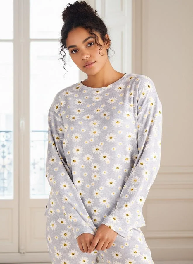 سبلاش فيڤ طقم بيجامة تي شيرت وبنطلون