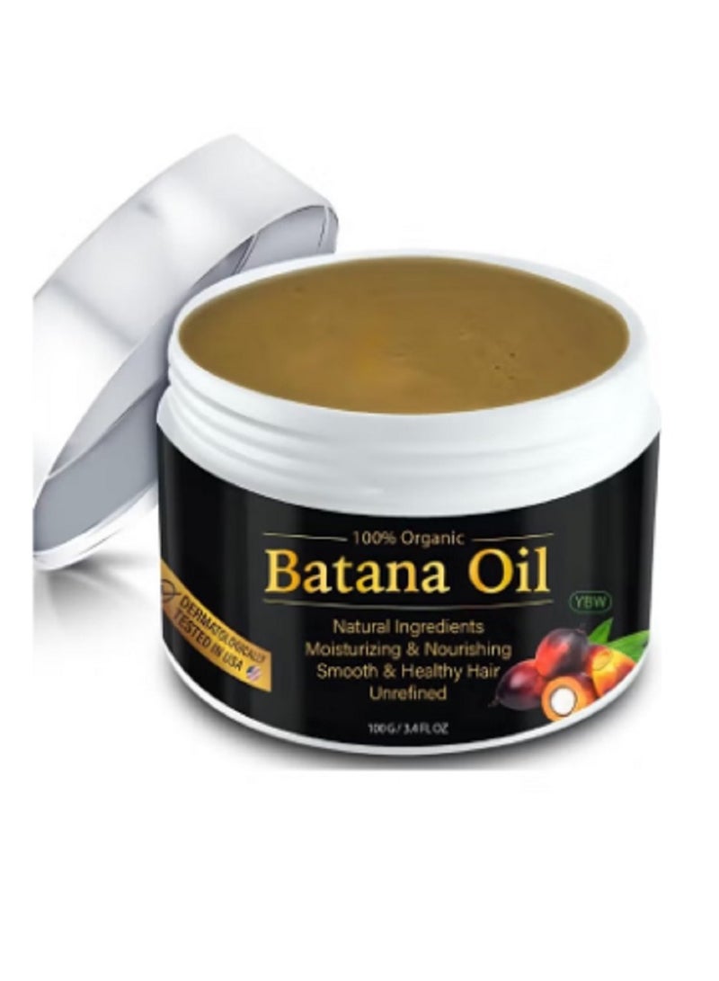 YBW 100% Natural Raw Batana Oil for Hair Growth, Dr. Sebi Hair Oil from Honduras, Prevent Hair Loss, Eliminates Split Ends for Men & Women - Image 1