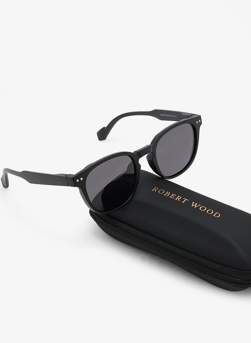 Robert Wood Polarized Lens Wayfarer Sunglasses - Image 4