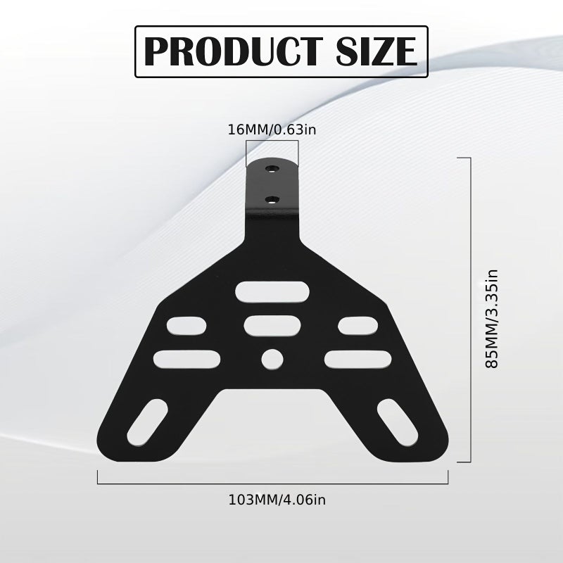 Electric Dirt Bike Light Bracket Holder CNC License Plate Bracket Purple For Sur Ron Light Bee X S Segway X160 X260 - Image 2