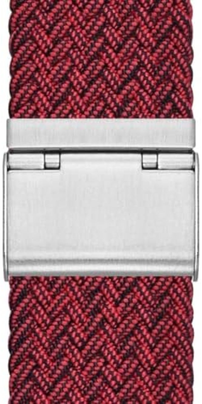 WOCCI Braided Nylon Watch Bands with Adjustable Buckle, Woven Sport Loop Strap for Men and Women, Band Width 16mm 18mm 19mm 20mm 21mm 22mm 24mm - Image 1
