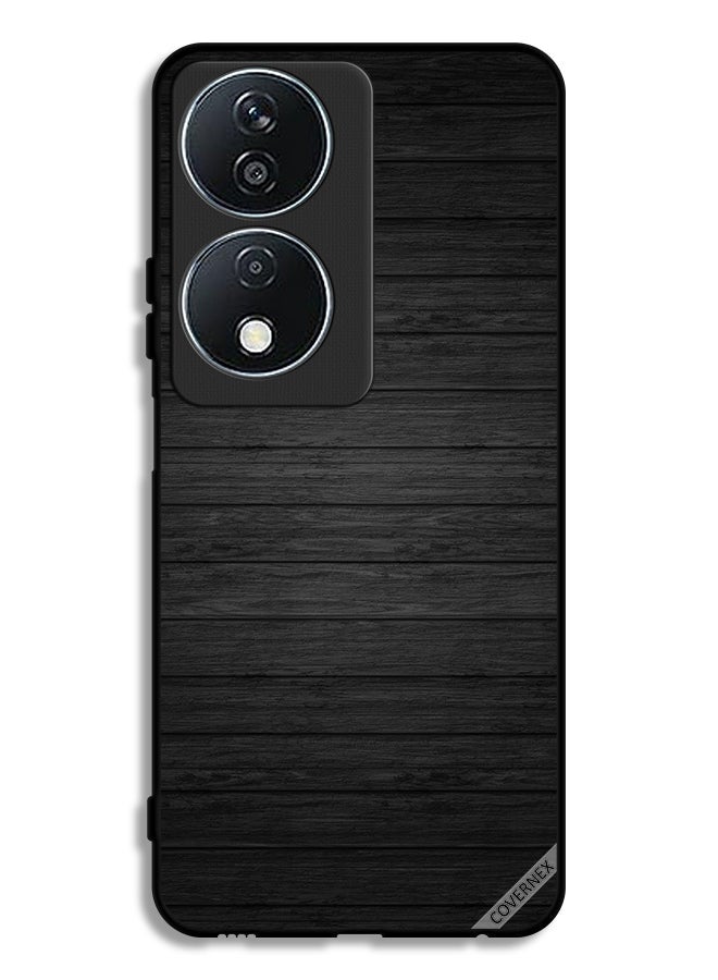 Covernex غطاء حماية Honor X7b 5G بنمط خشبي داكن - Image 1