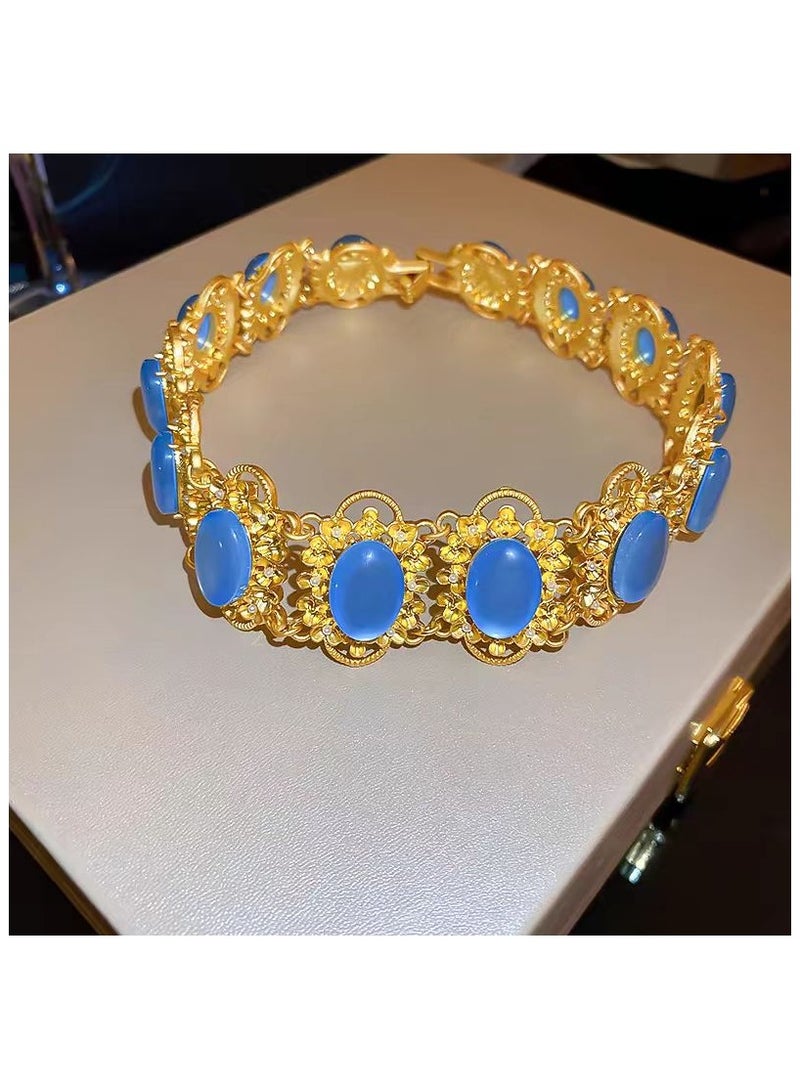 Literary and Artistic Retro Palace Style Design with a Sense of Collarbone Chain Luxury, Evening Party Necklace Decoration for Women  - Image 1