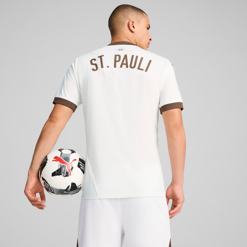 PUMA FC St. Pauli 24/25 Away Mens White Jersey - Image 4