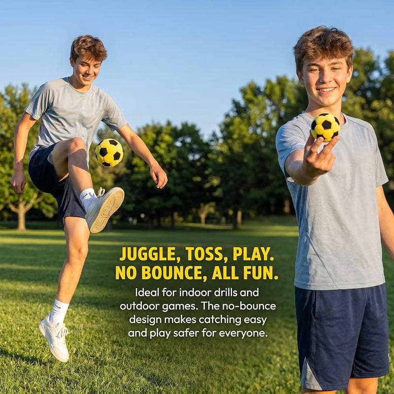 بيتا Soccer Footbag Dirtbag Sacks for Endless Outdoor Fun and Skill Challenges, Soft Durable Soccer Style Kick Bag for Foot Coordination Training, Stress Relief Toy - Image 2