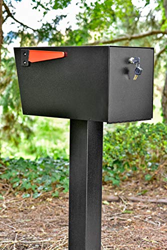Mail Boss 7536 Street Safe Latitude Locking Security Mailbox, Black - Image 5