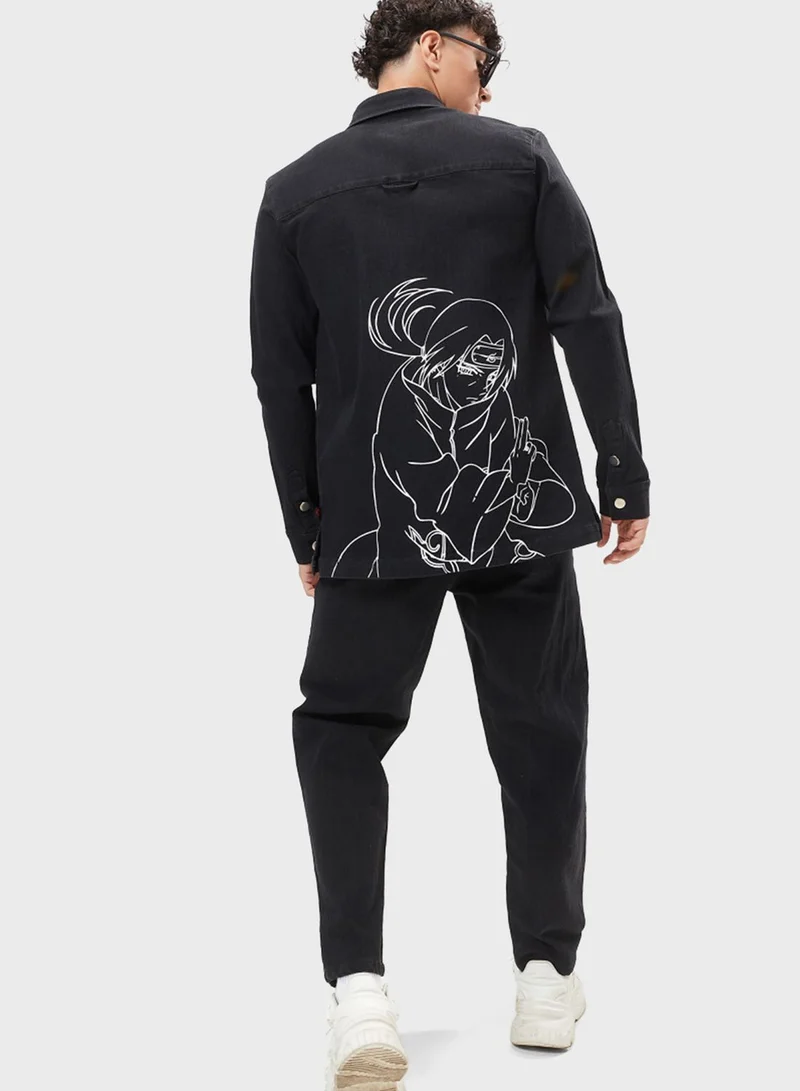 SP Characters Naruto Denim Jacket